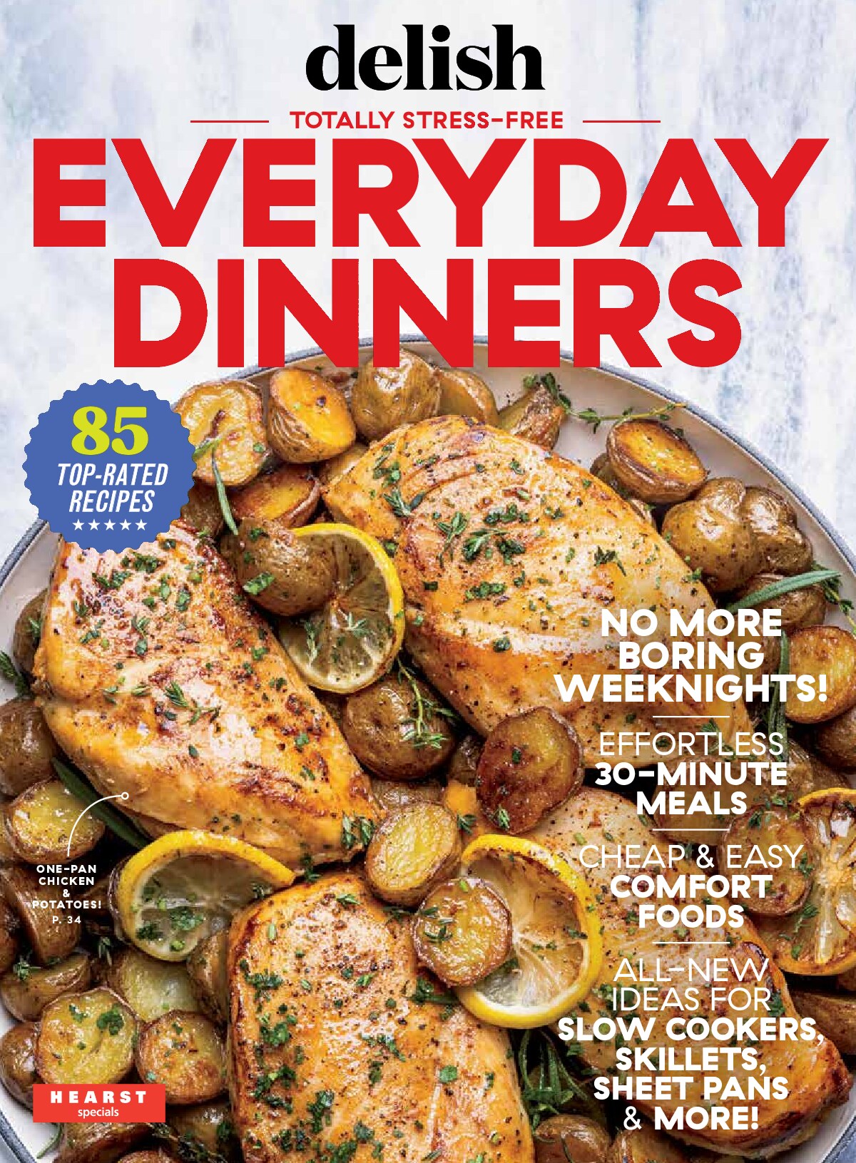 delish Totally Stress-free Everyday Dinners
