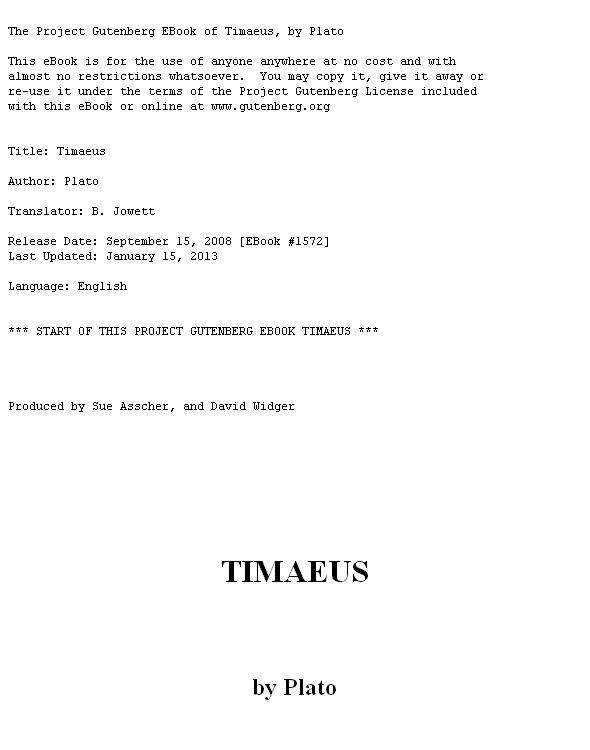 Timaeus