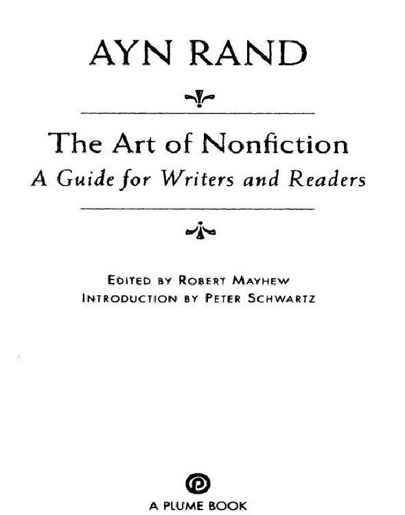 The Art of Nonfiction